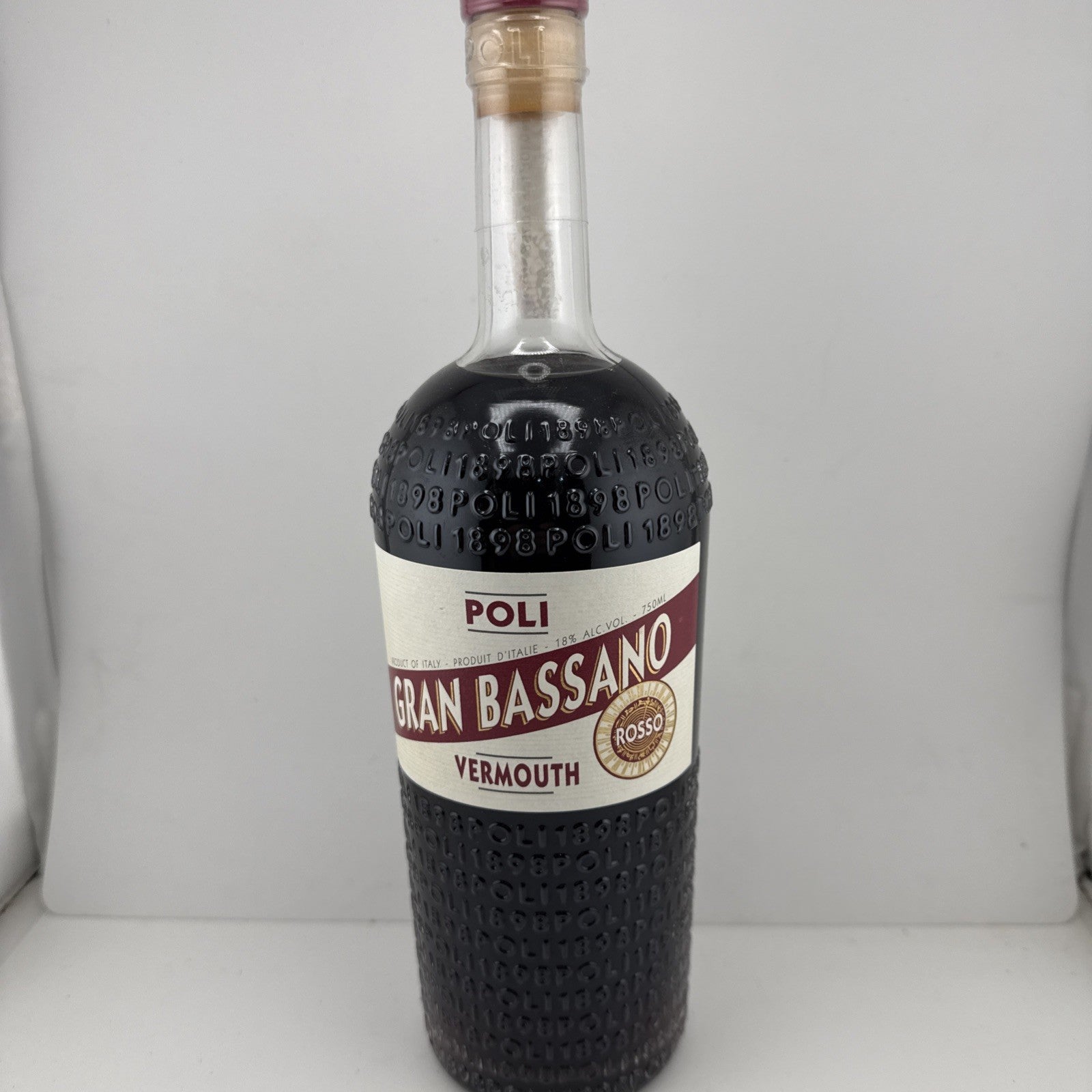 Poli Gran Bassano Rosso Vermouth 75cl Italy c.1980s