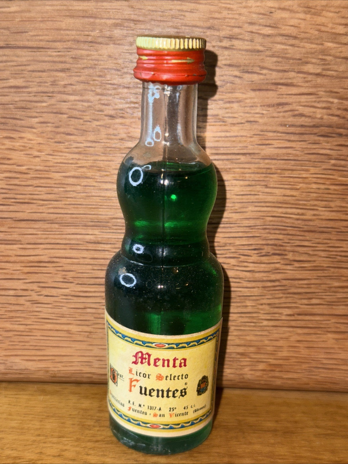 Menta Fuentes Liqueur Mint Miniature