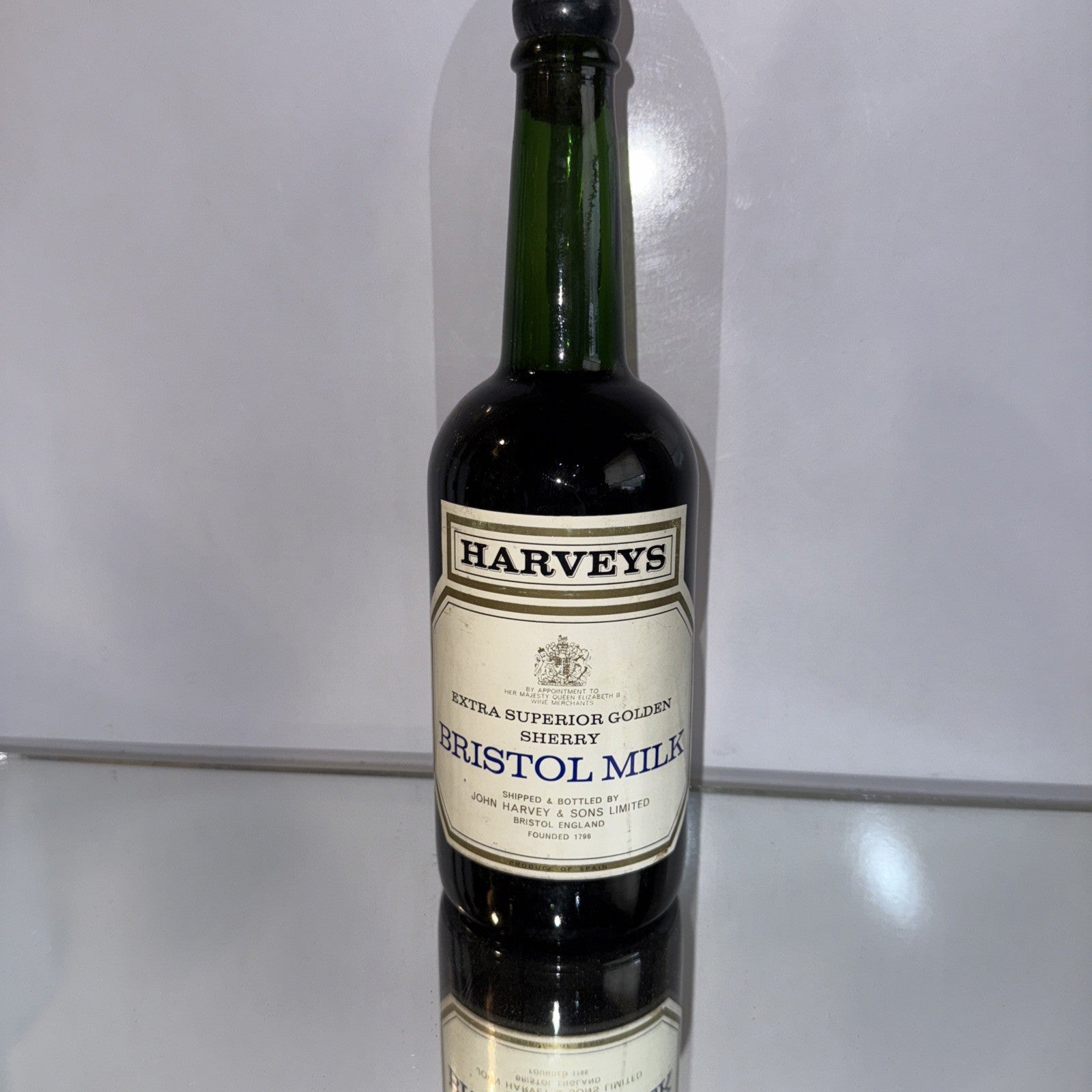 Harvey's Bristol Milk Sherry Bottled 1980s vintage matured very rare