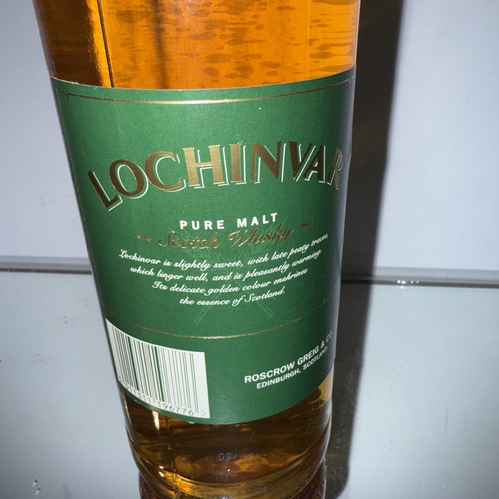 Early 1980s Lochinvar Pure Malt   40%abv 70cl Vintage Whisky (dist. Closed 1980s