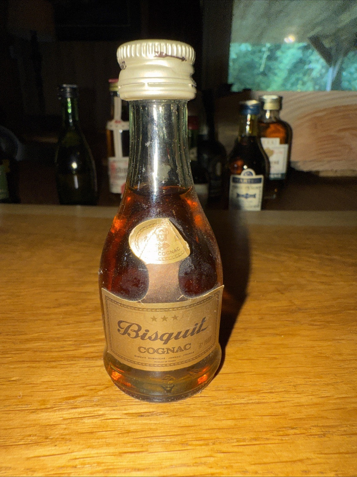 Bisquit cognac VSOP Miniature 1960s %proof Full