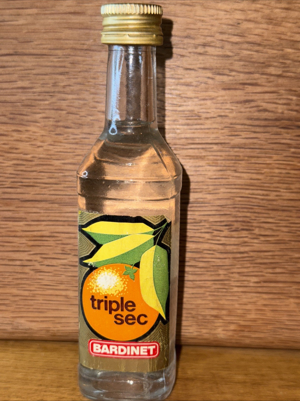 Bardinet Triple Sec Orange Liqueur Miniature