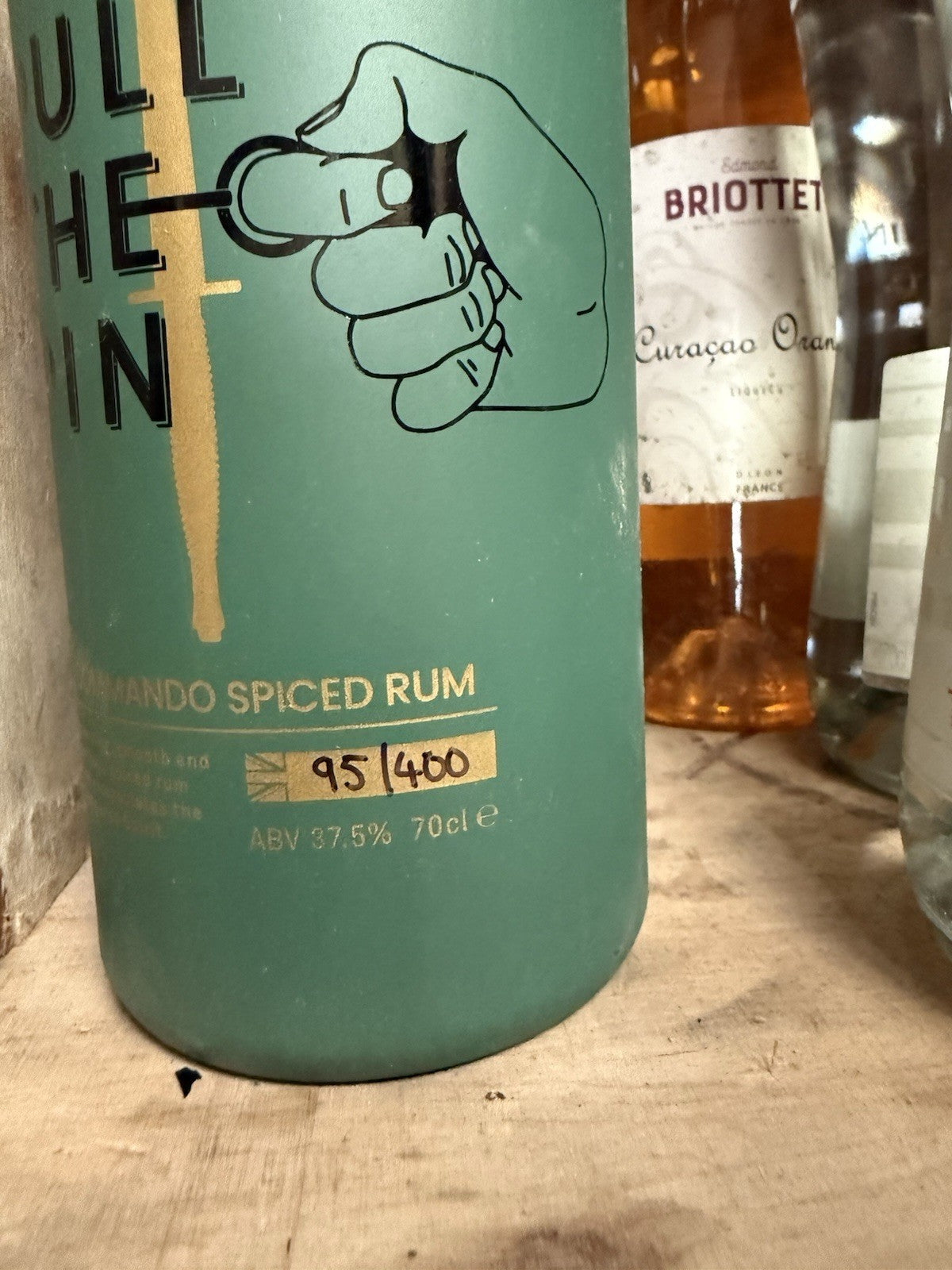 Pull The Pin Commando Spiced Rum one of only 400 bottles ever made