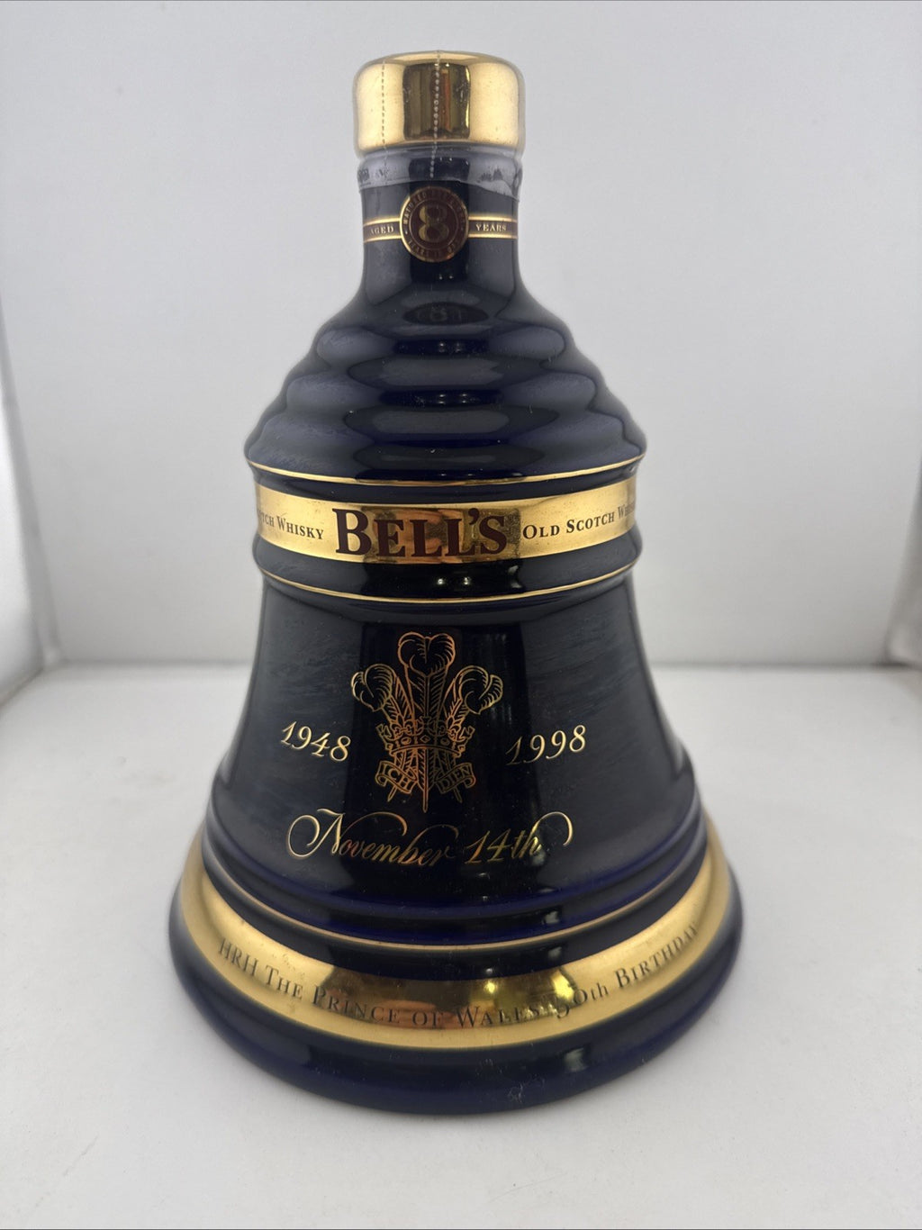 Bell’s Extra Special Prince Of Wales 50th Birthday 1998 8 Year Old 70cl Full