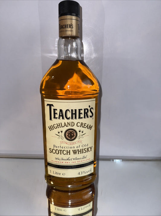 Late 1990s  Teachers Highland Cream 43 %abv 1L Vintage matured - Whisky