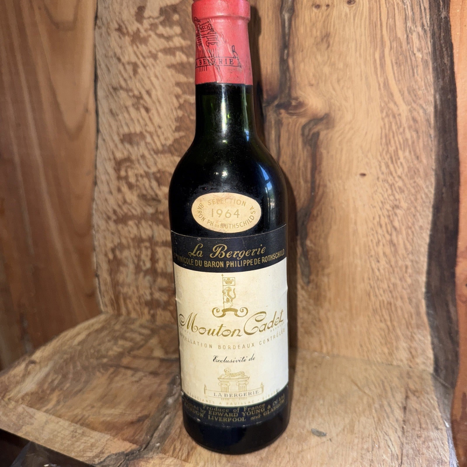 Mouton Cadet 1964 not grand cru or pauliac 35cl