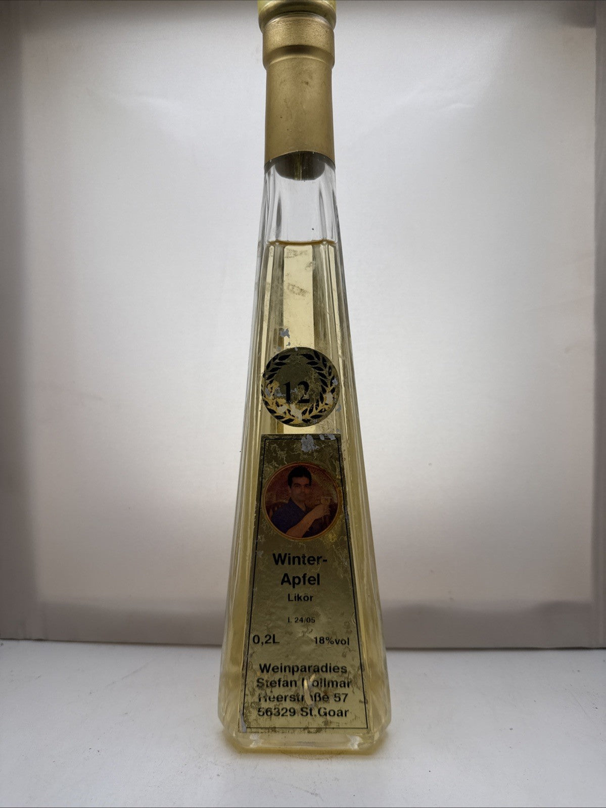Weinparadies Winter-Apfel Likör 20cl 18% German Apple Liqueur c2005