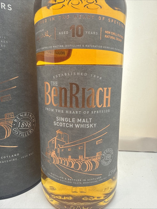 BenRiach 10 Year Old Billy Walker Whisky 70cl 43% Boxed