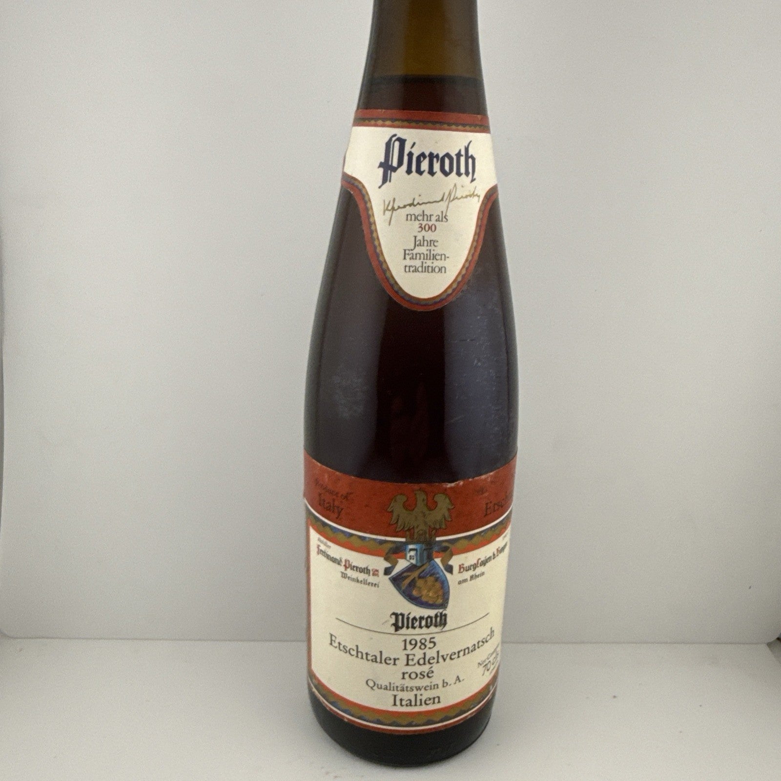 1985 Etschtaler Edelvernatsch Rosé Italy Pieroth Dieckhoff 70cl