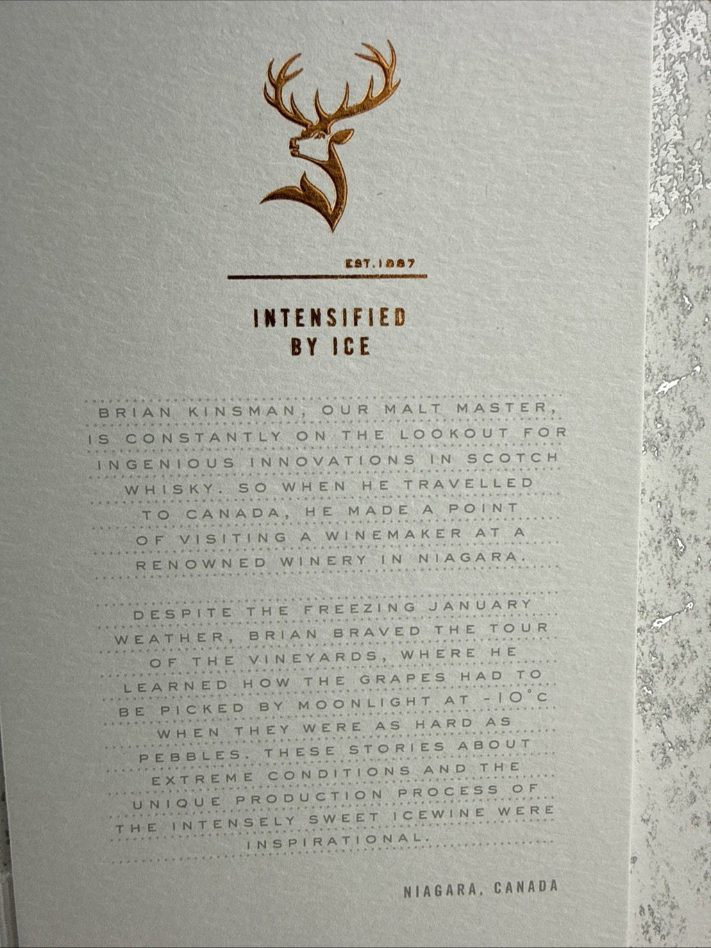 Glenfiddich Winter Storm 21 Year Old Icewine Cask Finish 70cl 43%