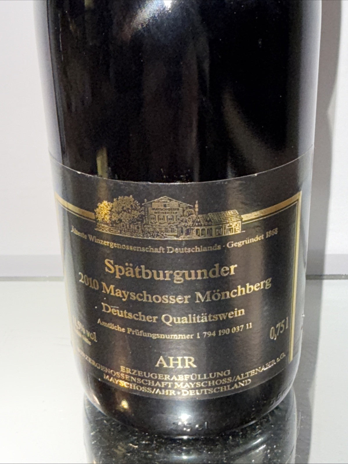 2010 Spätburgunder from Mayschosser Mönchberg