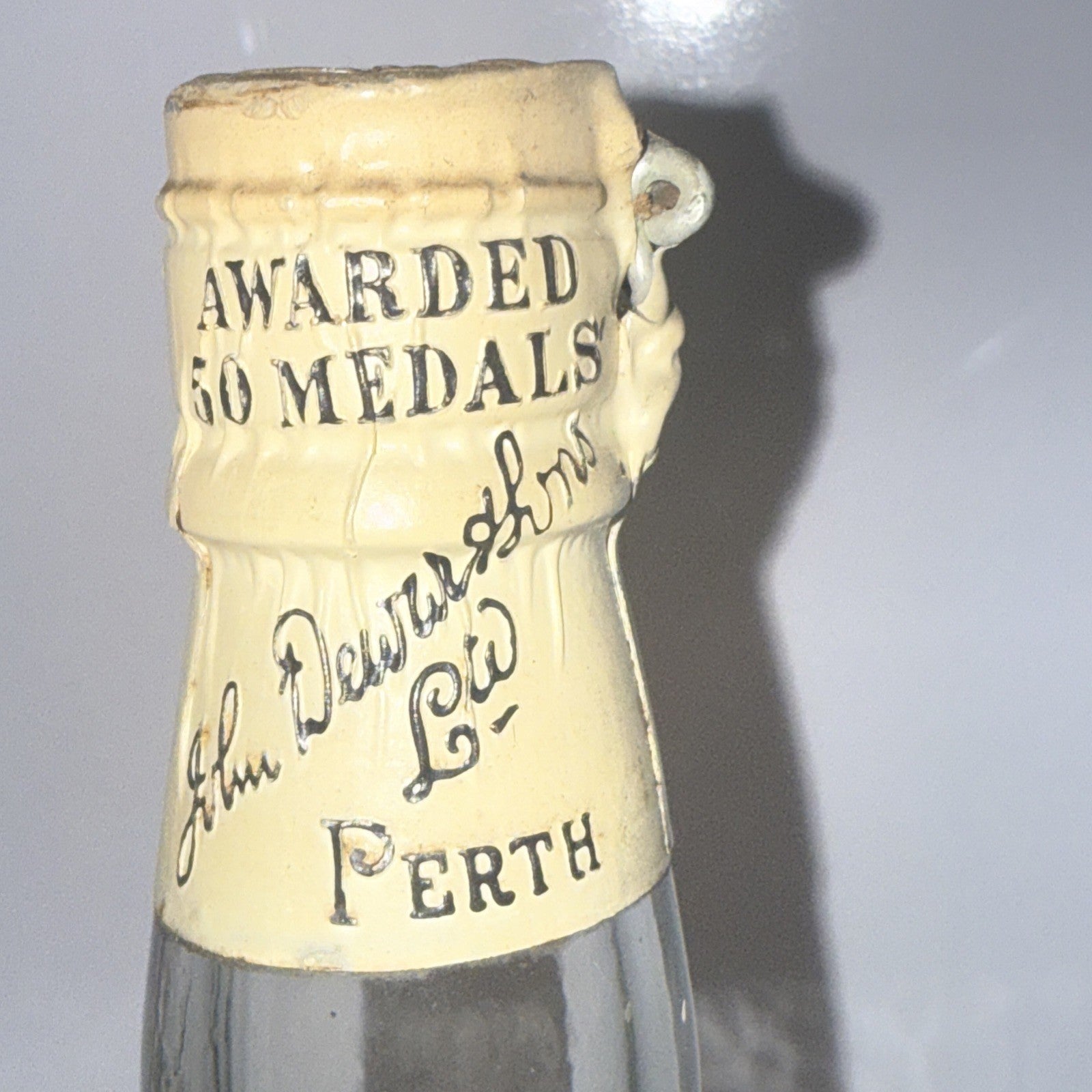 John Dewar & Sons “White Label” Blended Scotch Whisky Bottles Nov 1934