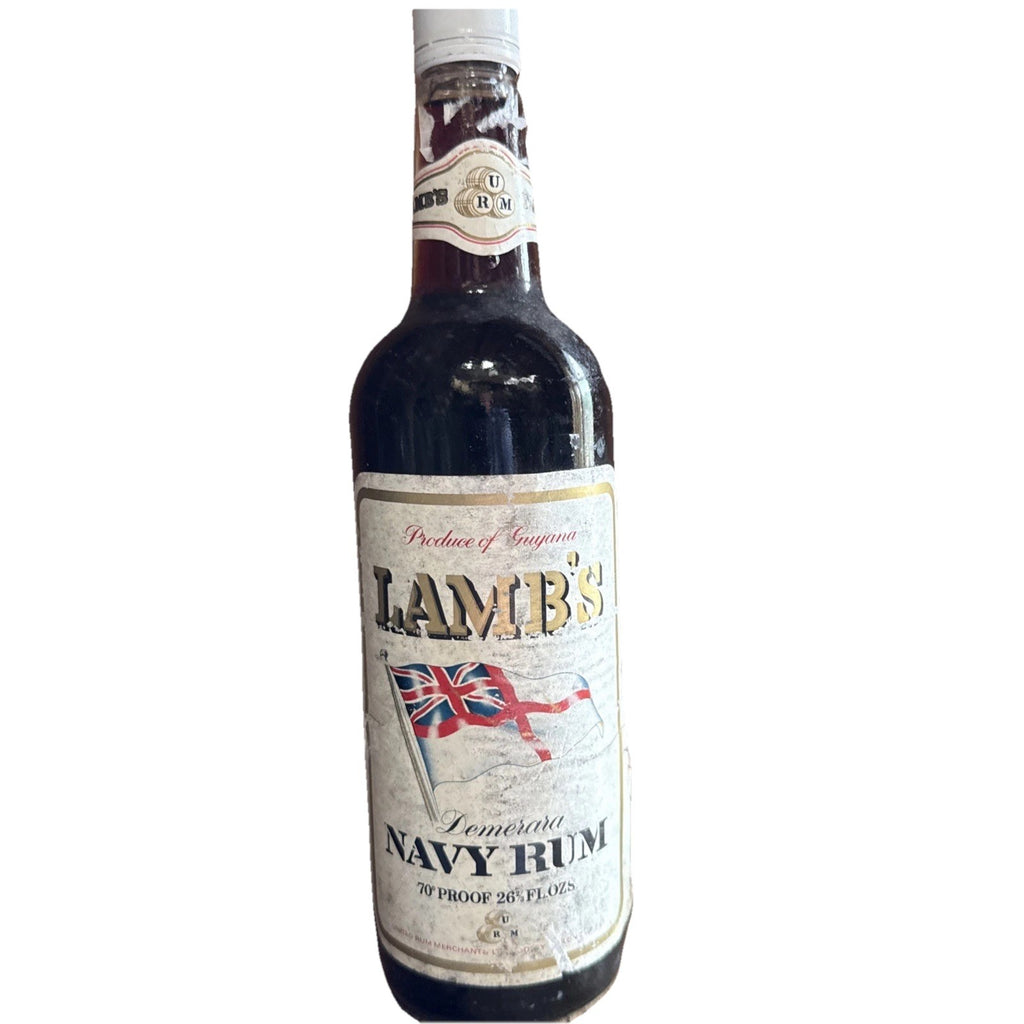 Lambs Navy Rum 70% Proof 26 2/3 Fl Oz 1960s Bottled