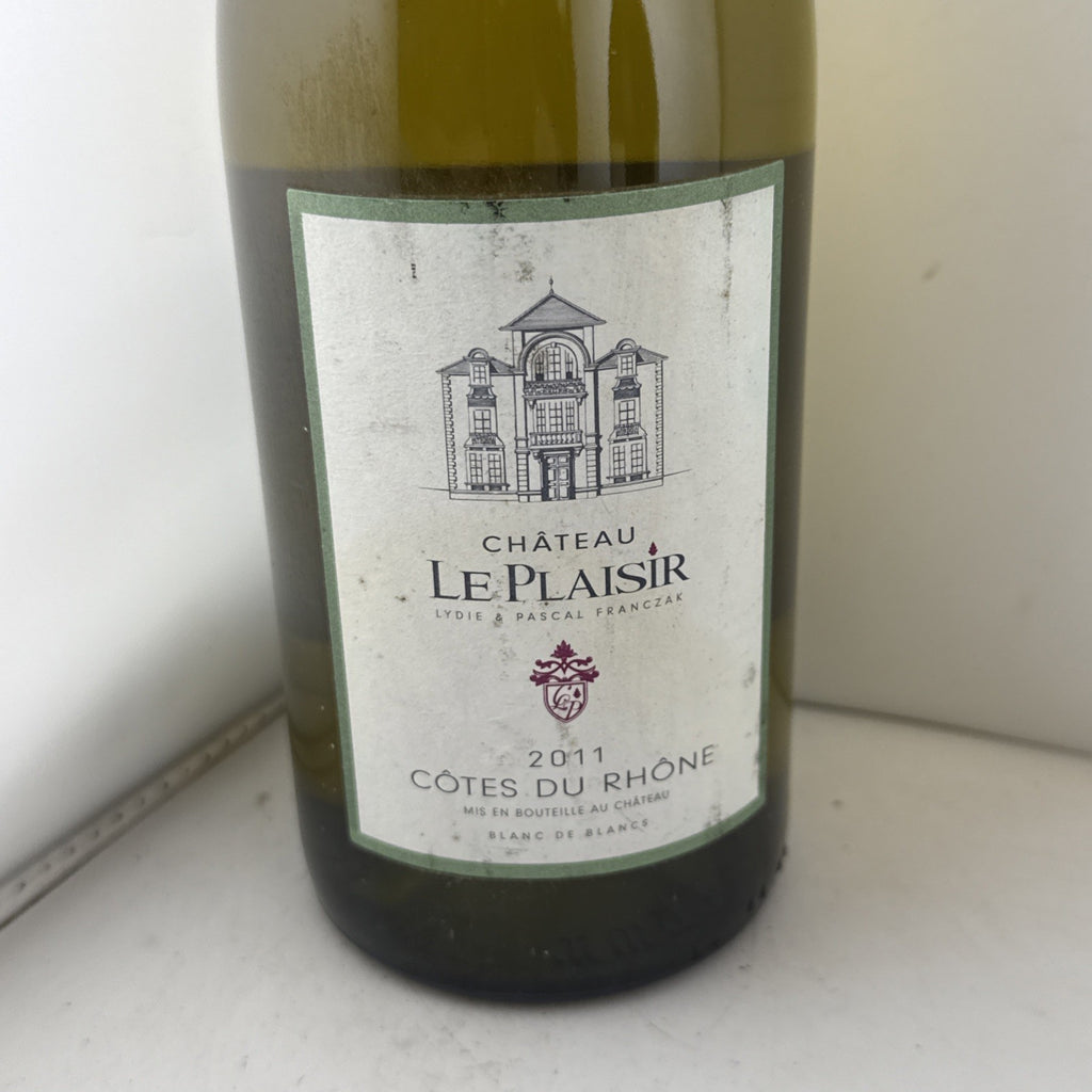 Château Le Plaisir Côtes du Rhône Blanc de Blancs 2011 750ml
