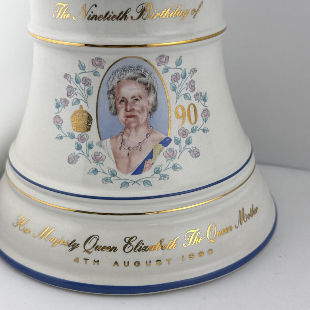 Bells Old Scotch Whisky 43%abv Queen Mother 90th Birthday 1990