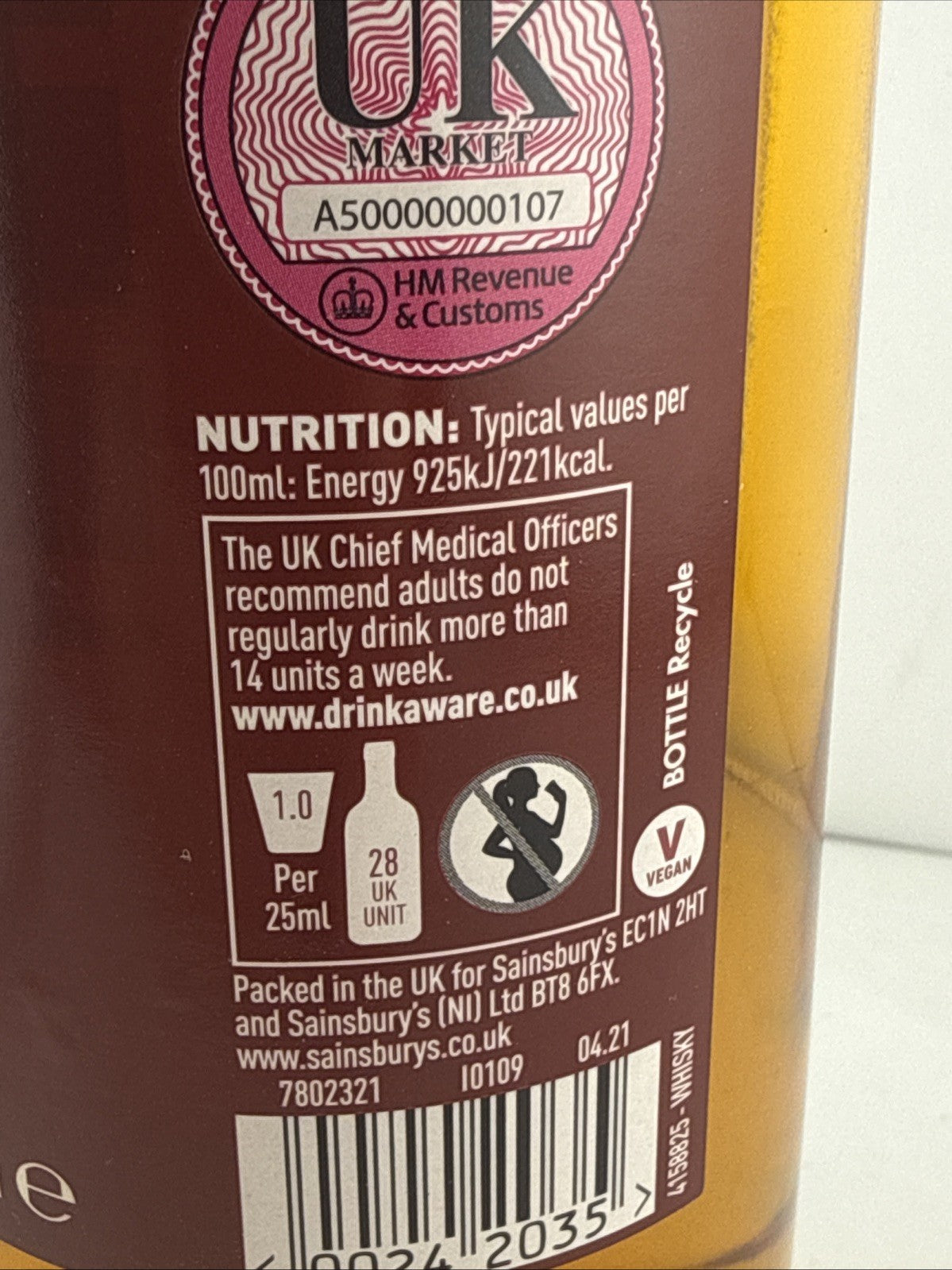 Sainsbury's Blended Scotch Whisky 70cl 40% Product of Scotland