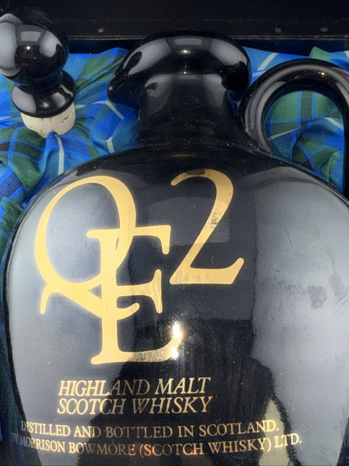 QE2 12 Year Old Single Malt Scotch Whisky (75cl, 48.6% ABV) 1970s Bowmore