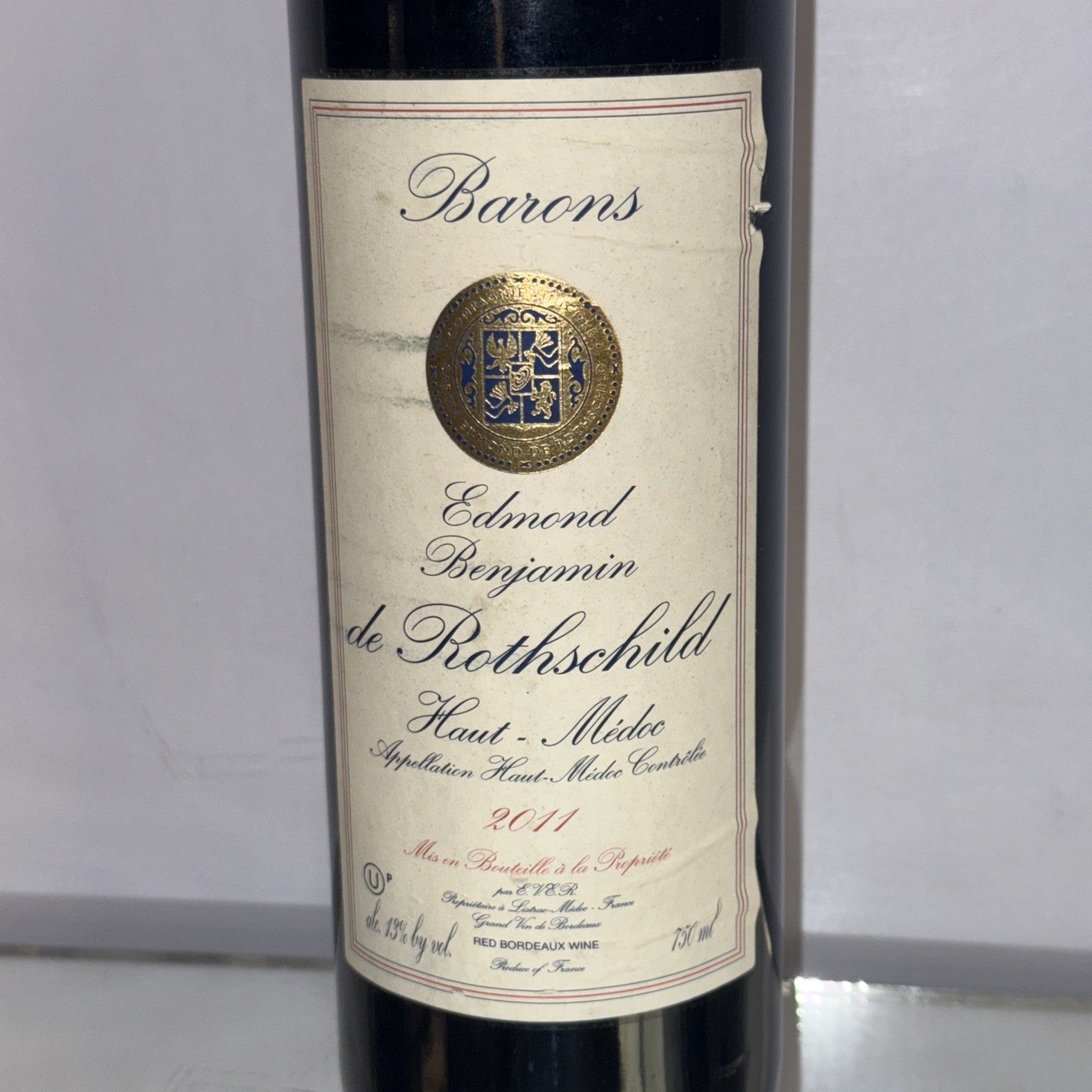 Barons Edmond & Benjamin de Rothschild Haut-Médoc 2011 French Red
