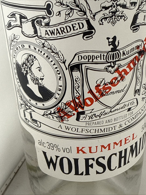 Wolfschmidt Kummel Liqueur 50cl 39%