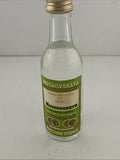 Vintage Krepkaya Strong Vodka Miniature 5cl USSR  Export Bottle