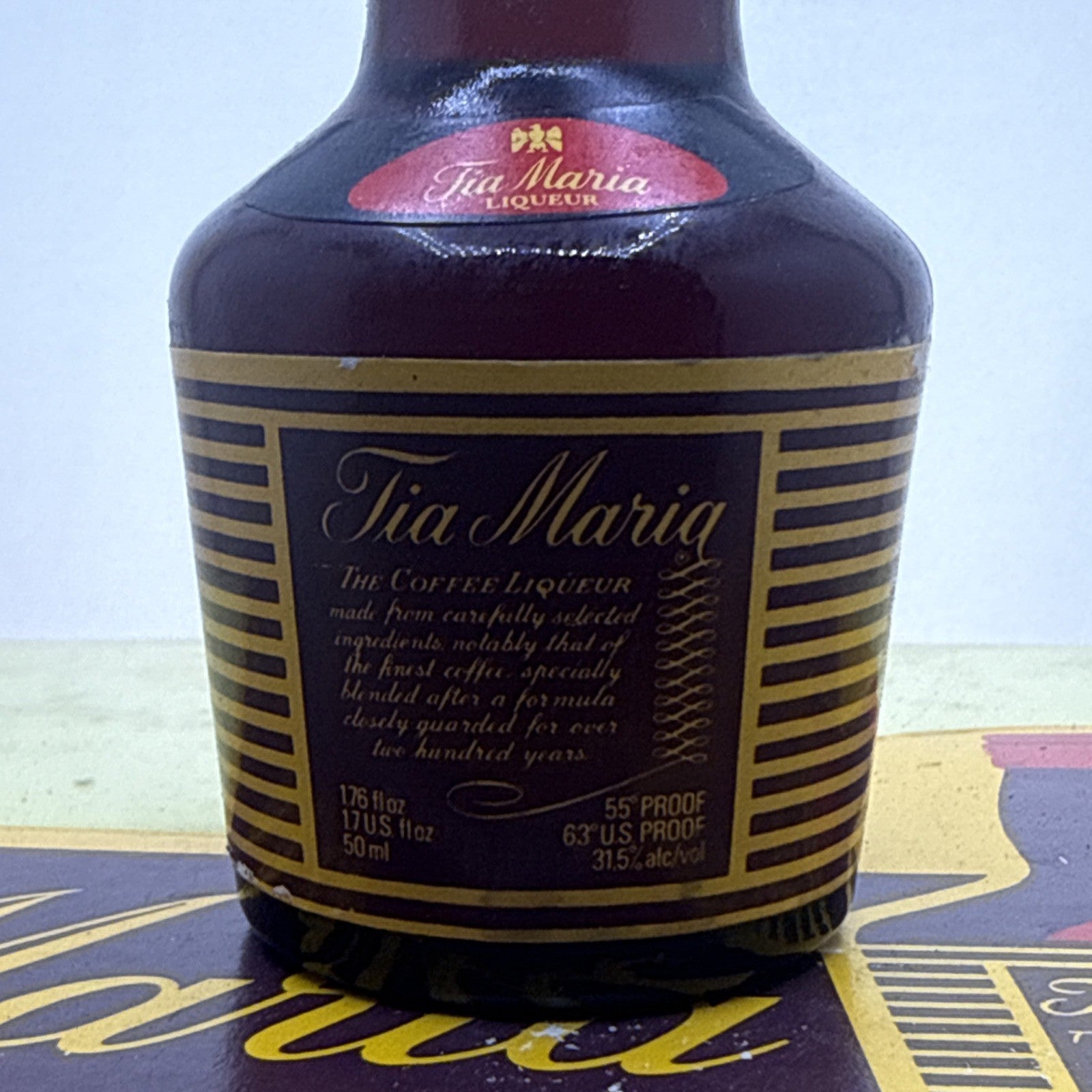 Vintage Tia Maria Coffee Liqueur 12x50ml 31.5% Original Box c1980 full unopened 