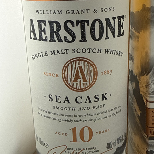 Aerstone Sea Cask 10 Year Old Single Malt Scotch Whisky 70cl 40% ABV With Box