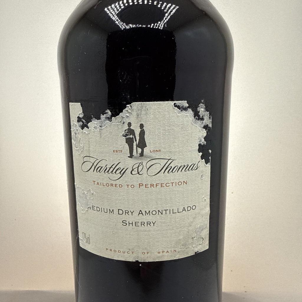 Hartley & Thomas Medium Dry Amontillado Sherry. Jerez Spain. 75cl 17%.