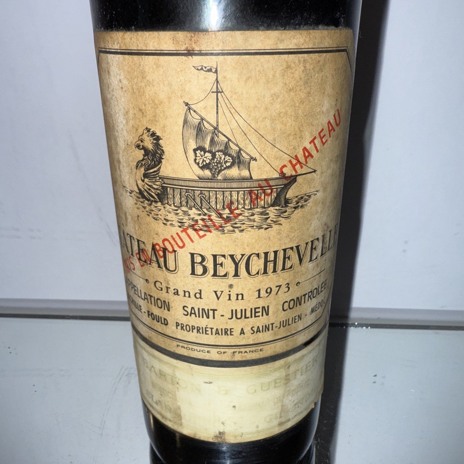 1973 Chateau Beychevelle - Saint Julien - French Red Wine Vintage