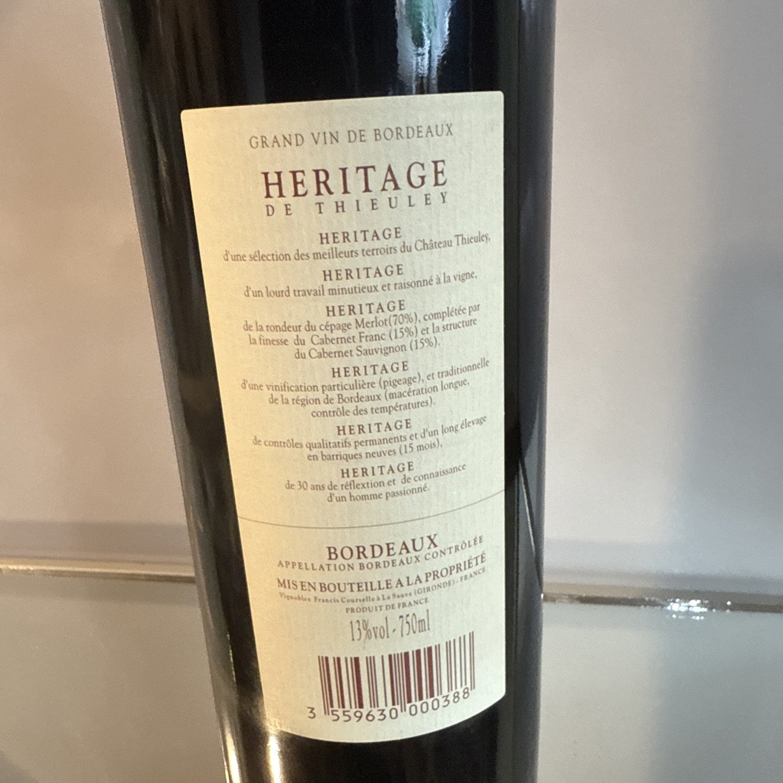 Chateau Thieuley  2000 Bordeaux French Red  Vintage