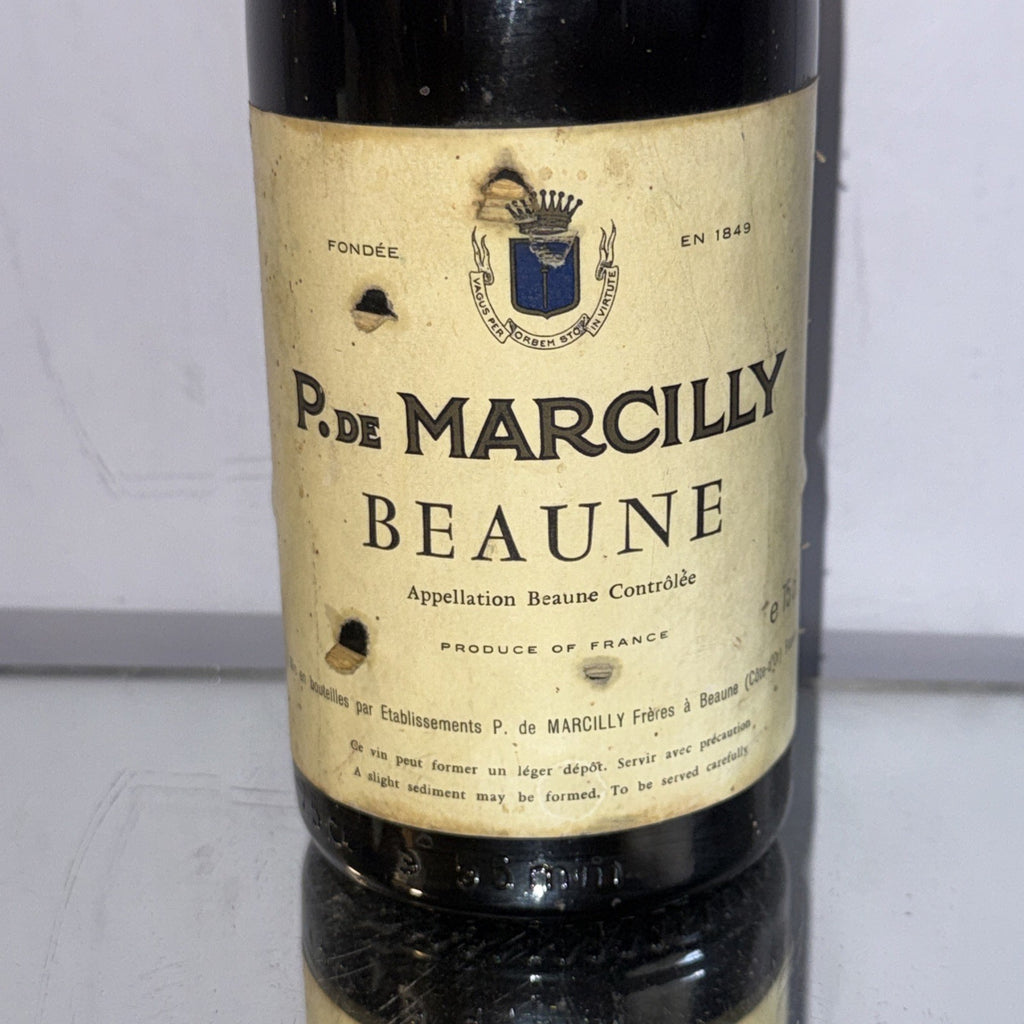 1982 P. de Marcilly Beaune, a village-level red Burgundy