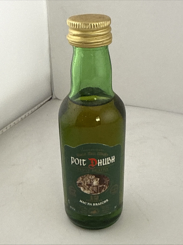 Poit Dhubh 12 Year Old Gaelic Malt Whisky Miniature 5cl 43% 1990s