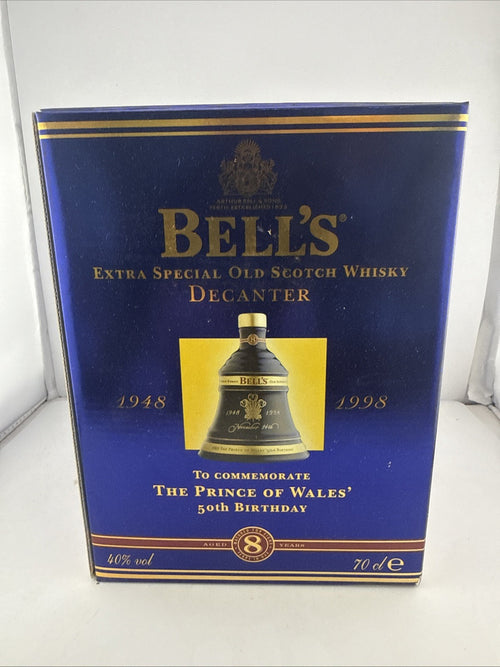 Bell’s Extra Special Prince Of Wales 50th Birthday 1998 8 Year Old 70cl Full