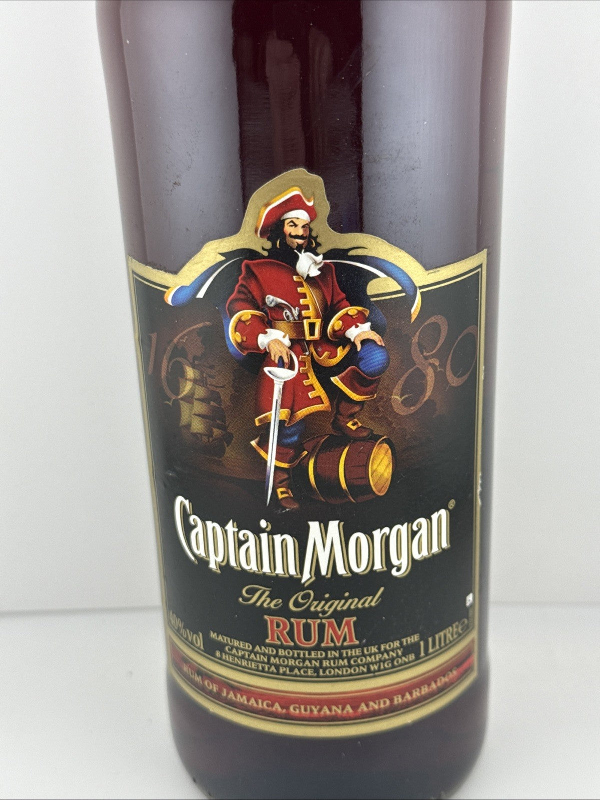 Captain Morgan Original Rum 1L Bottle
