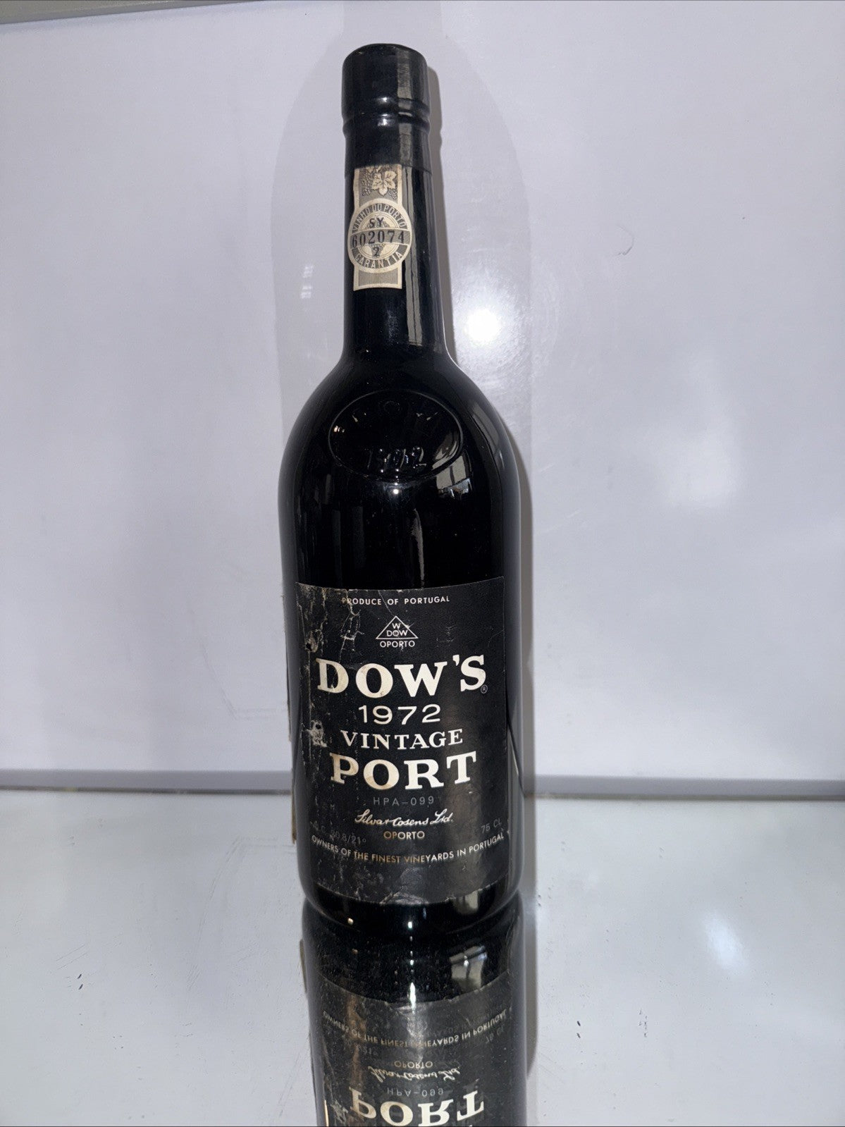 Dow's 1972 Vintage Port  Good  Condition Some Label Damage