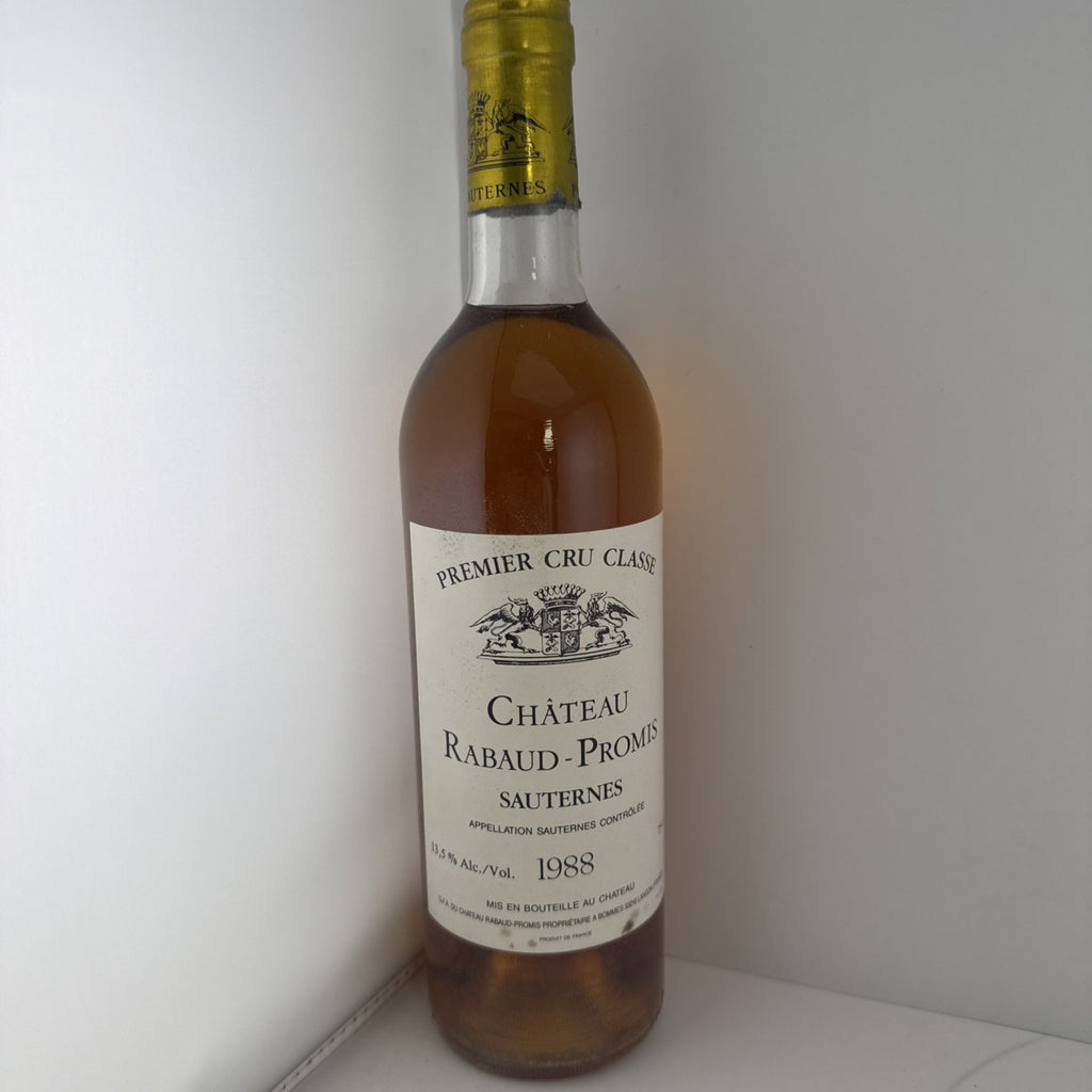 Château Rabaud-Promis 1988 Sauternes Premier Cru 75cl Mature