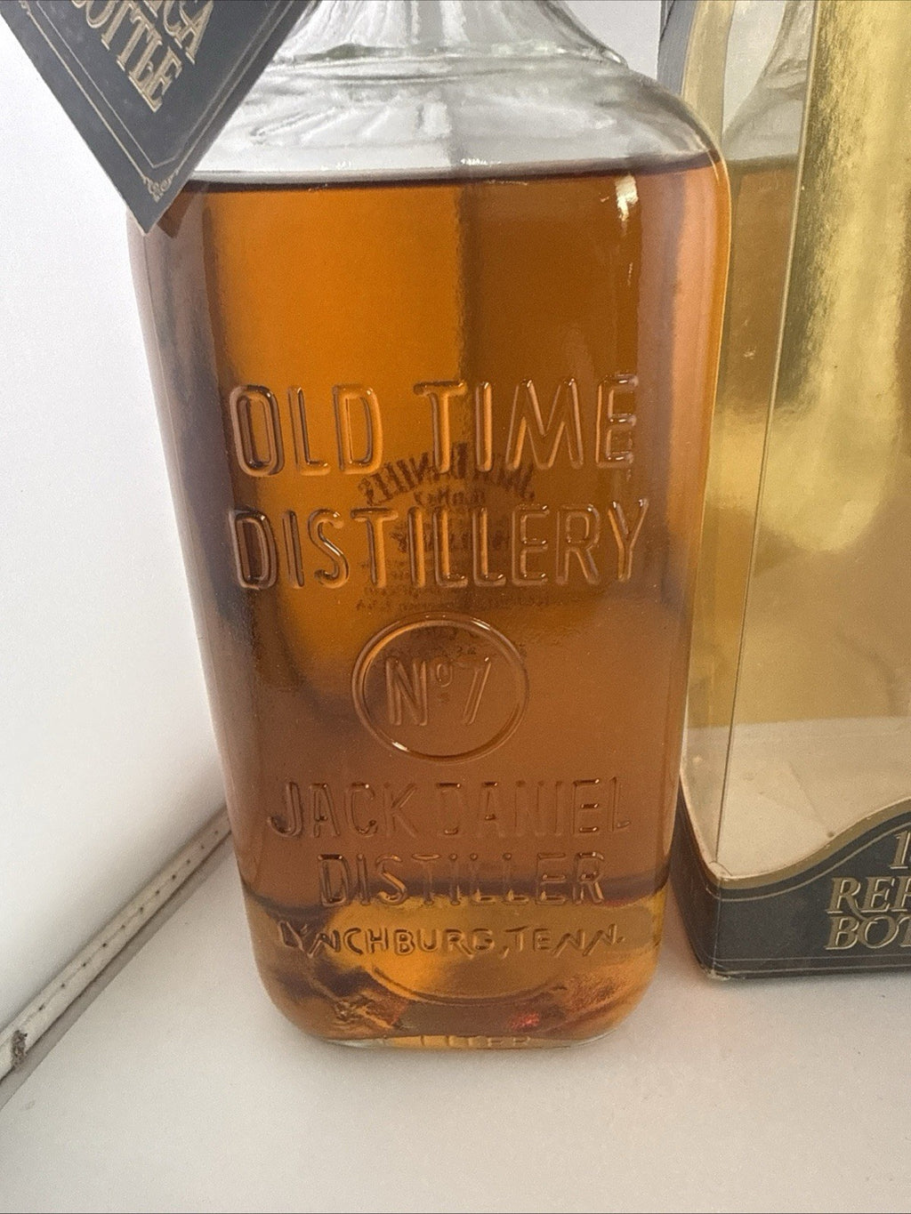 Vintage Jack Daniel’s Old No.7 Tennessee Whiskey Boxed 1970s 1980s Low Fill