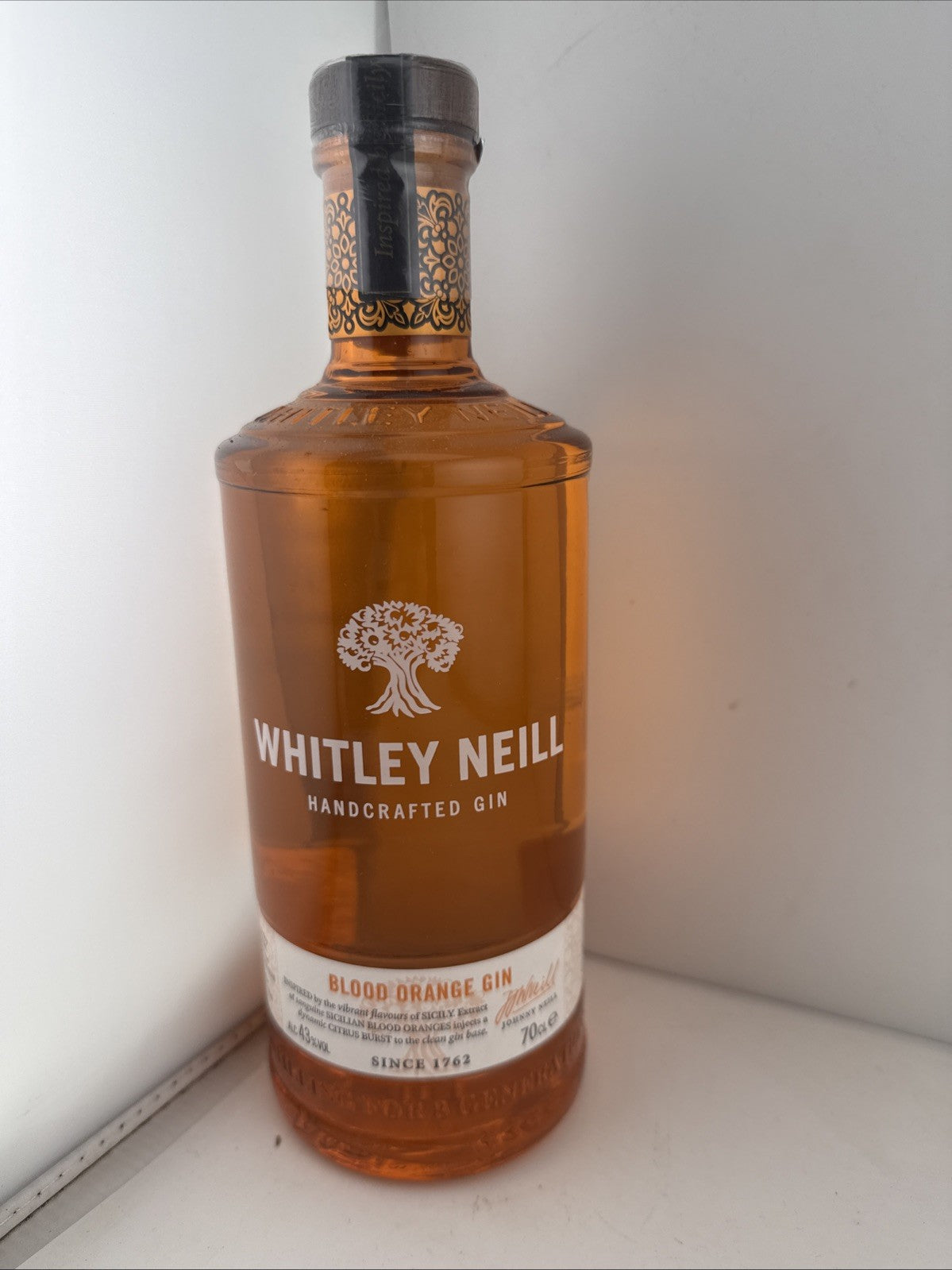 Whitley Neill Blood Orange Gin 70cl 43% Handcrafted Gin Sealed