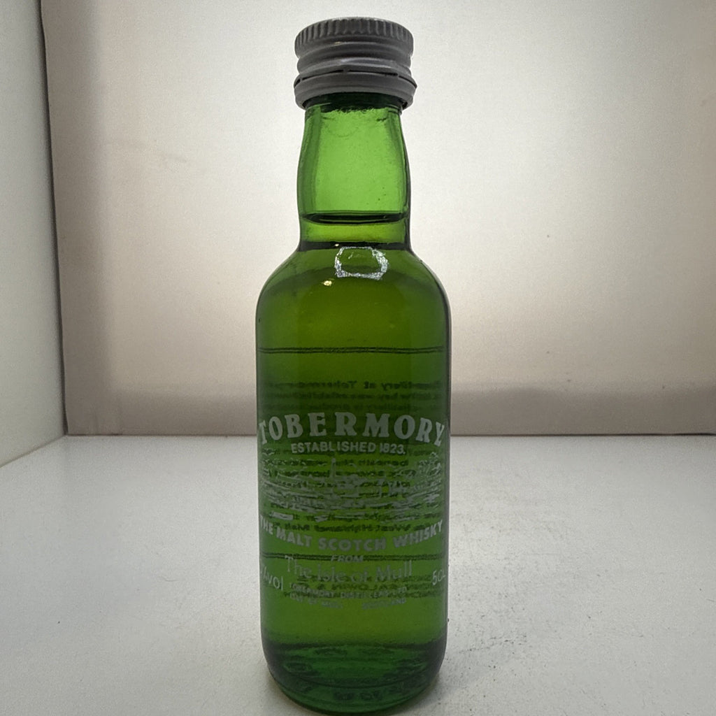 Tobermory Isle of Mull Malt Whisky — 5cl Green Glass Miniature — Est 1823