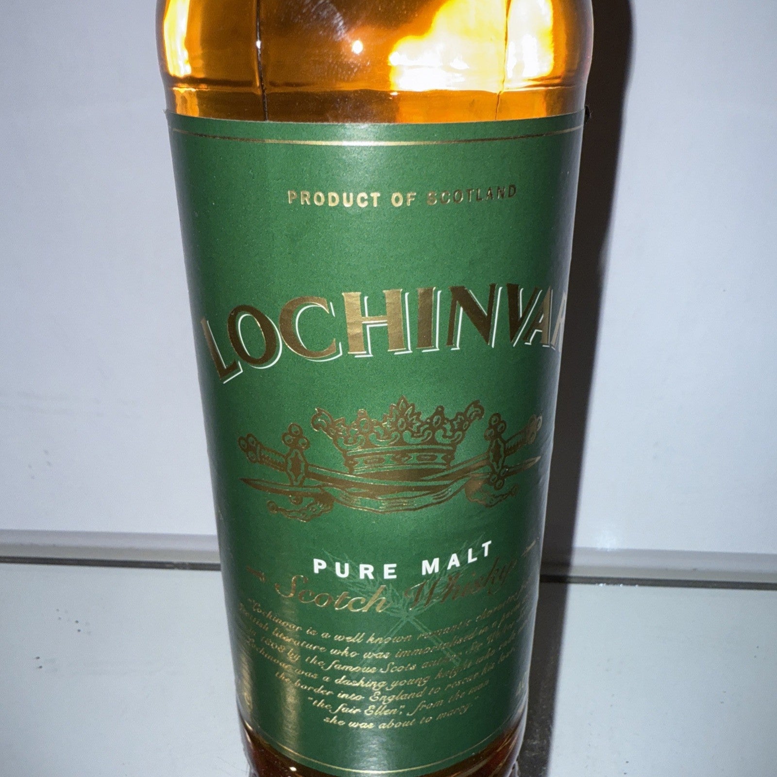 Early 1980s Lochinvar Pure Malt   40%abv 70cl Vintage Whisky (dist. Closed 1980s