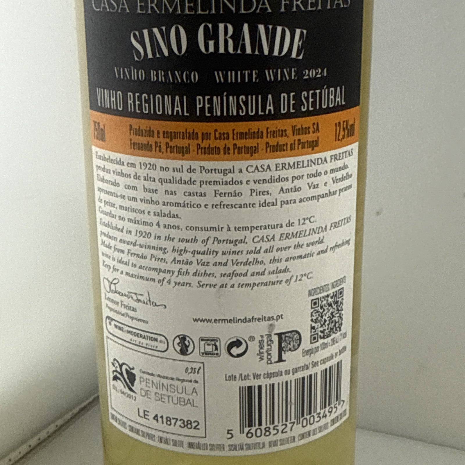 Sino Grande Branco 2024 Portuguese White Wine Setúbal 75cl 12.5%