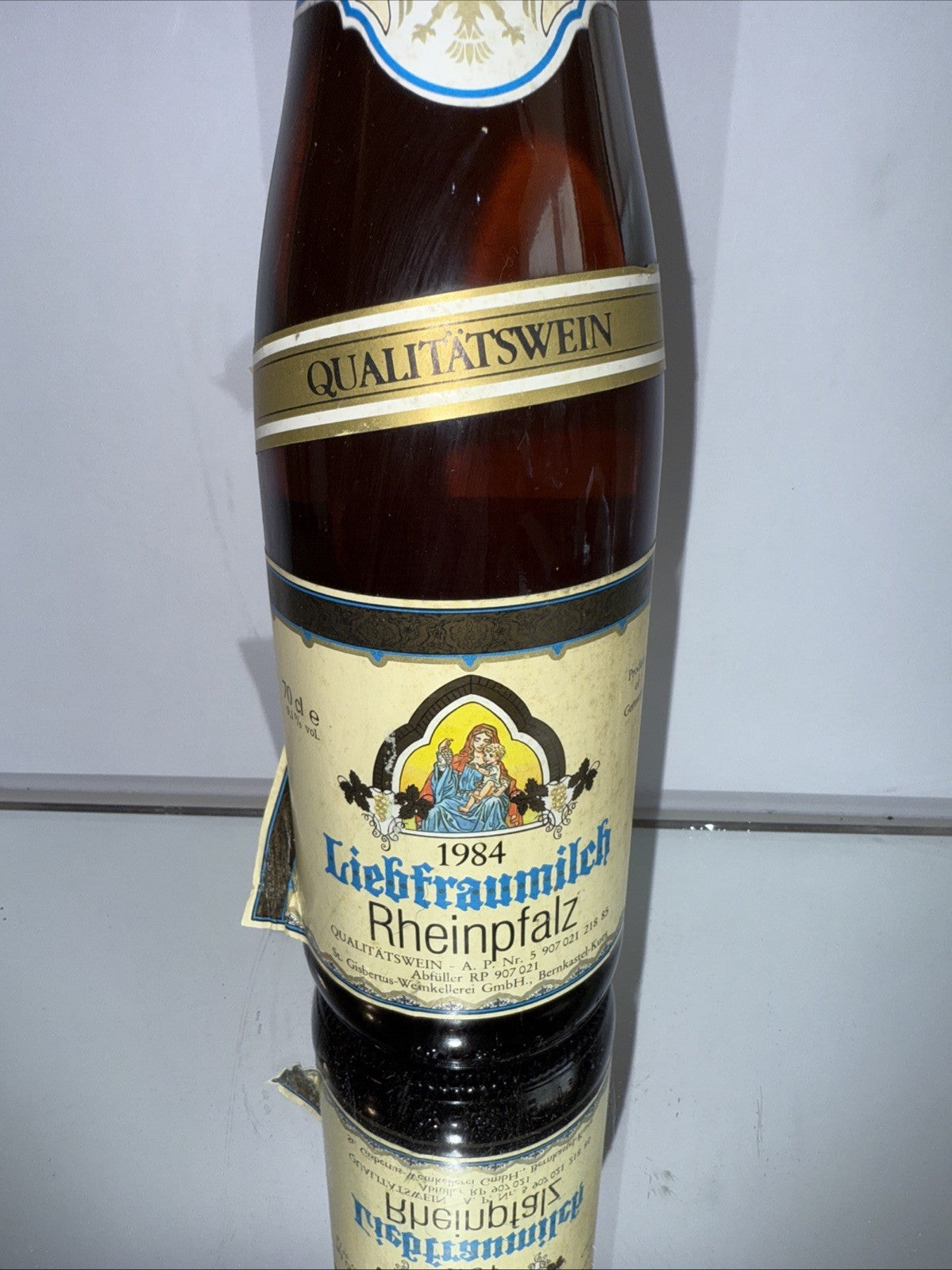 Rheinpfalz Liebfraumilch 75CL 1984 GERMANY Vintage White