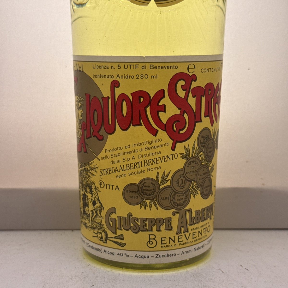 Liquore Strega · Giuseppe Alberti · Italian Herbal Liqueur · 70cl 40% · Rare!