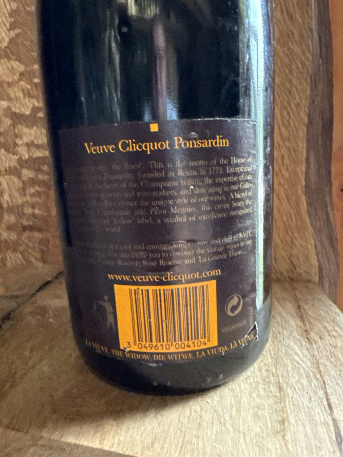 Veuve Cliquot Ponsardin Champagne
