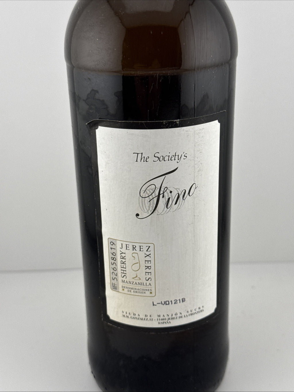 The Society’s Fino Sherry Jerez Xeres 75cl 15% c.1980s