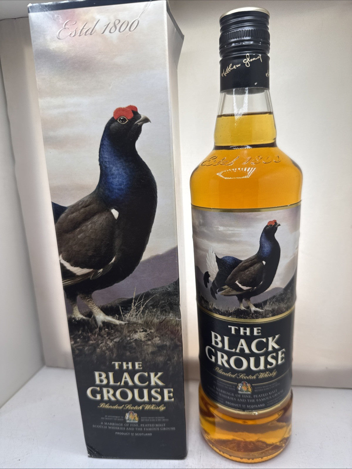 🥃 The Black Grouse — 70cl · 40% — Peated Blend — Discontinued