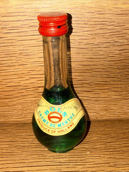 Bols Crème De Menthe Miniature 1970s