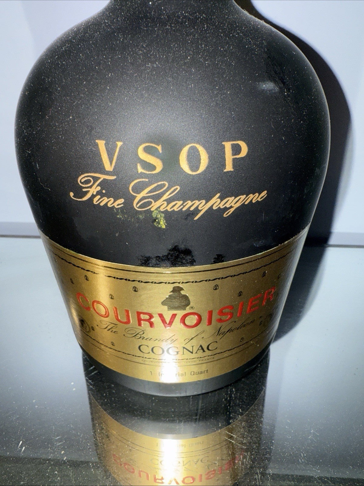 Courvoisier VSOP Imperial Quart Bottle ( 1L) 1980s