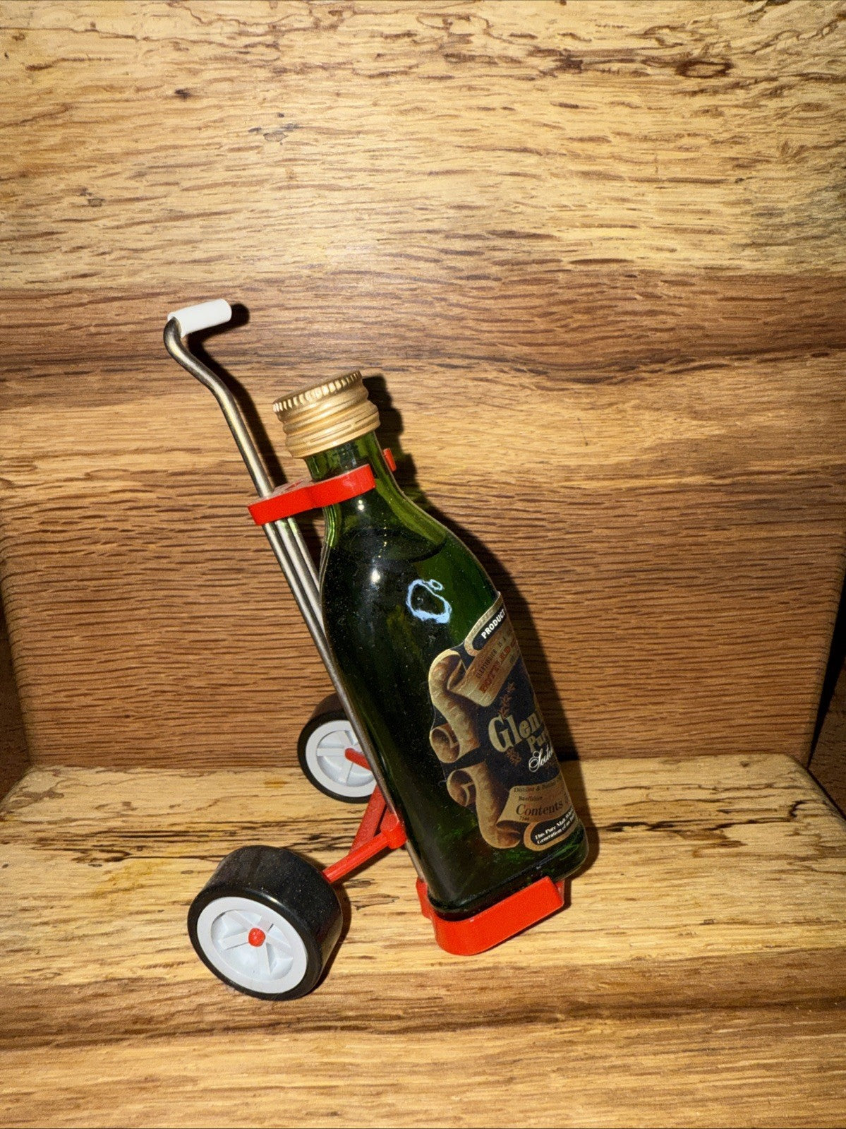 1980s  Glenfiddich Pure Malt Golf Cart Miniature Vintage