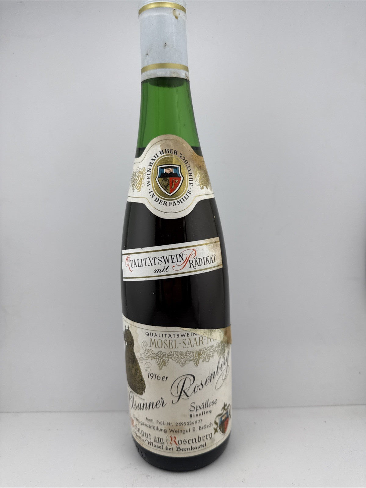 1976 Piesporter Rosenberg Spätlese Riesling Mosel 75cl