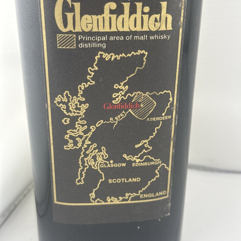 Glenfiddich Pure Malt Over 8 Years 26⅔ fl oz 70 Proof c.1968–71